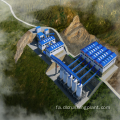 خروجی دقیق دو مرحله ای خط تولید غربالگری رله سنگ آهک با ظرفیت بالا